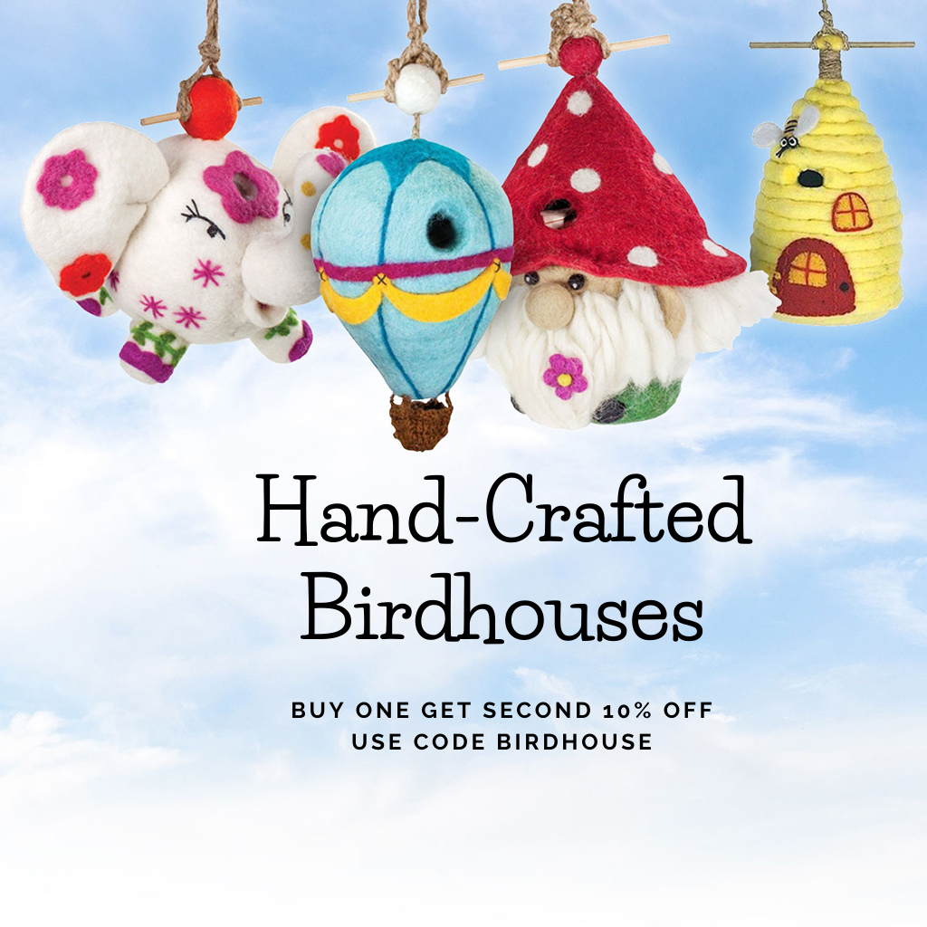 Handcrafted Birdhouses Buy One Get Second Ten Percent Off